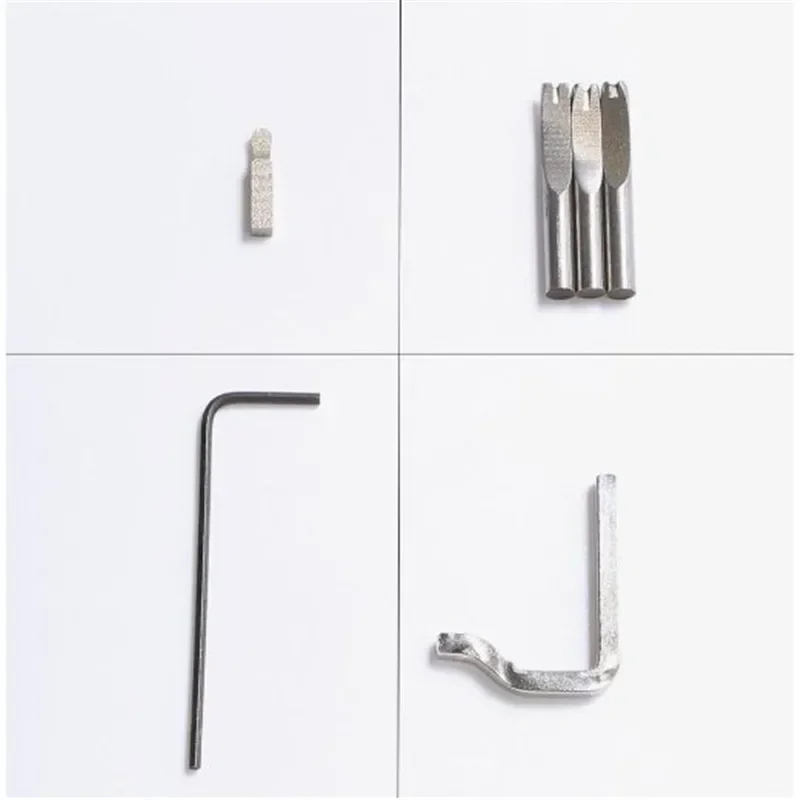 Leathercraft Tool Set 7 in 1 Adjustable Stitching Groover Crease DIY Handmade leather hole punch leather sewing tools leather puncher leather stamp leather edge creaser leather carving knife