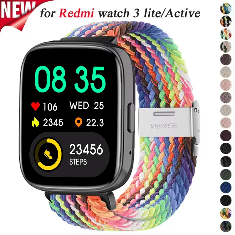 Nylon Braided Solo Loop Elastic Weave Bracelet Wristband Strap