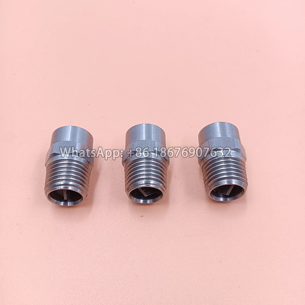 1/8" 1/4" 3/8" 1/2" 3/4" BSP 304 Stainless Steel Solid Cone Atomizing Spray Nozzle Dedusting 5