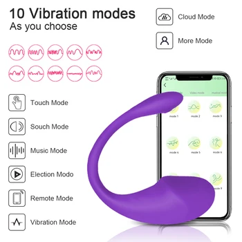 Wireless Bluetooth Vibrator Female For Women App Control Vibrating Love Egg Sex Toy Female Women Panties Toys for Couple Adult 2