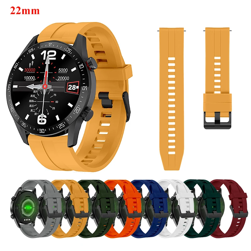 

22mm sport running replacement band strap for huawei watch 4/GT4 46mm/watch 4 pro/GT2 Pro 22mm universal silicone band wrist