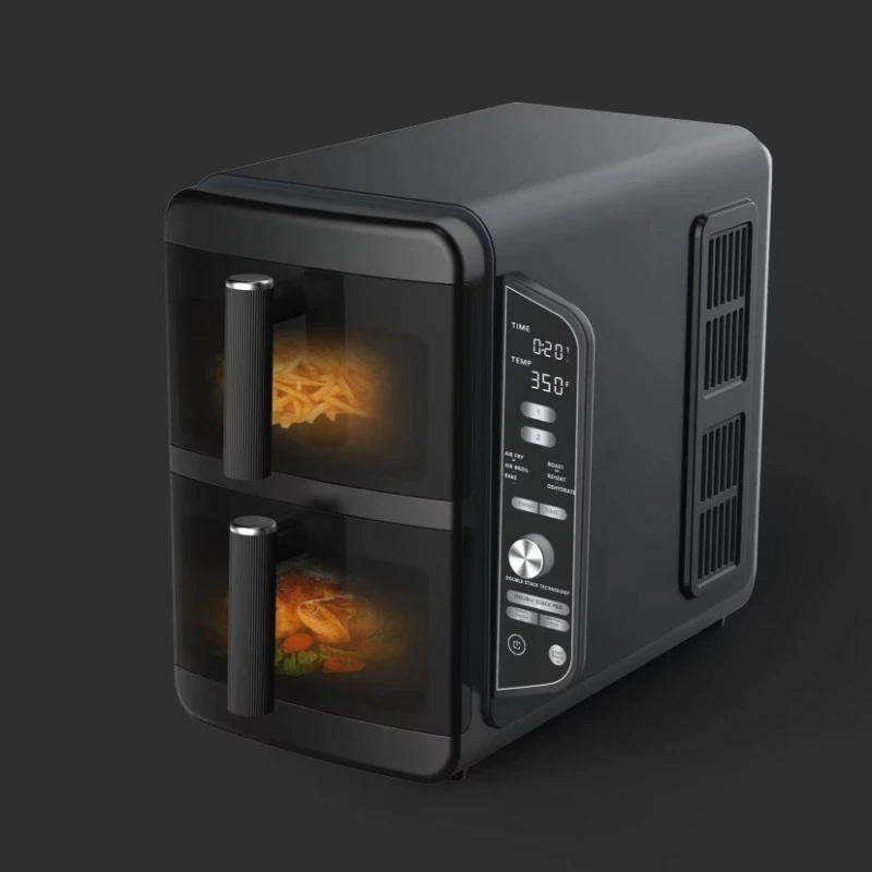 Air Fryer High Quality Stainless Steel 9.5L XL Double Stack SL400UK Digital Control Household Outdoor Hotel Use French German 1