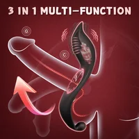 Vibrating Cock Ring Penis Ring for Men Ejaculation Delay Penis Glans Vibrator Clit Stimulator Adult Goods Sex Toy for Couples 2