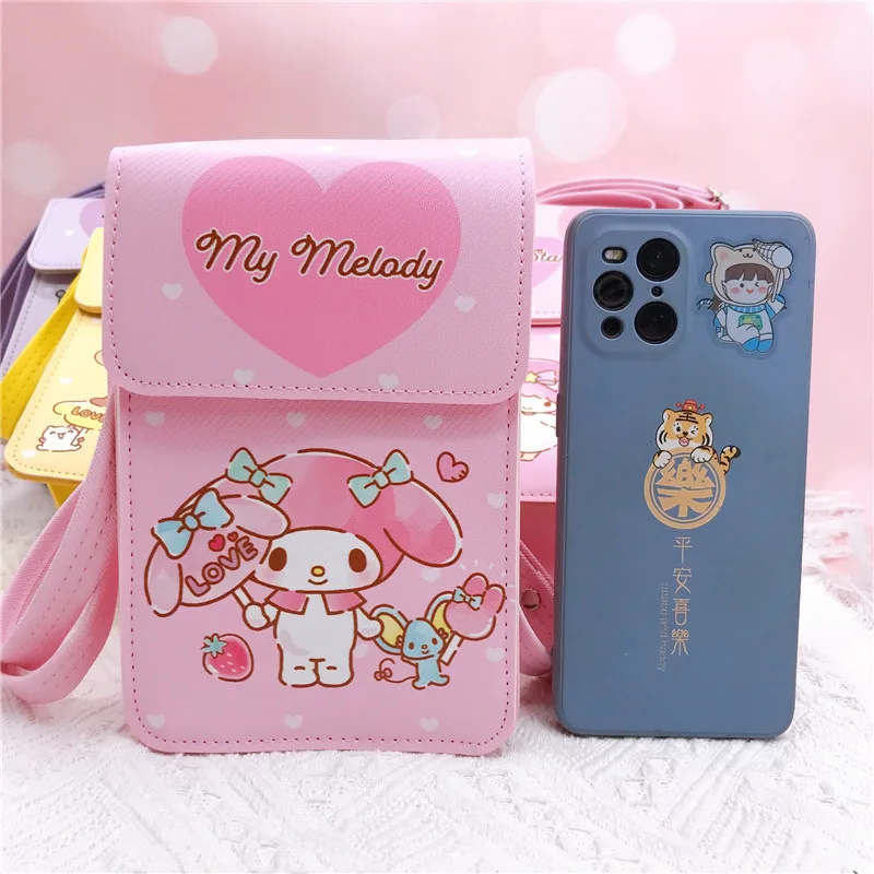 Clutch Bag Mini Cute Purse Coin Pouch Sanrio Wallet Hello Kitty Bag Pink  Coin Purse Love Heart - AliExpress