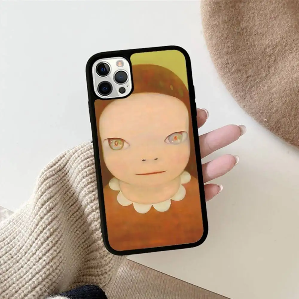 Japan Yoshimoto Nara Cartoon Girl Phone Case – Stylish Protective Back Cover