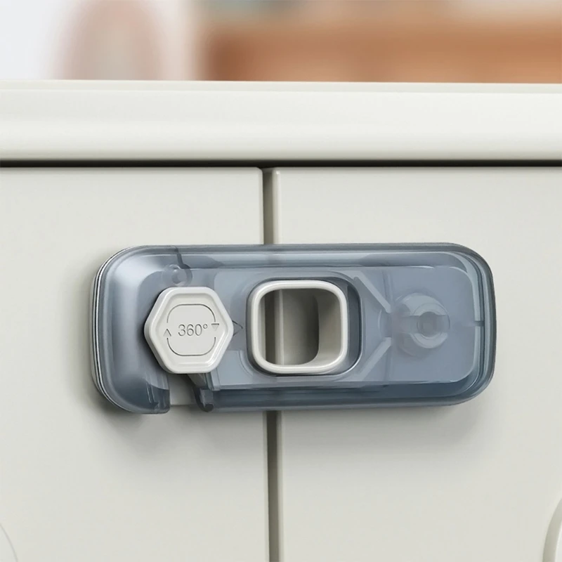 1Pcs Home Refrigerator Lock Fridge Freezer Door Catch Lock Toddler Kids Child Cabinet Safety For Baby Safety Child