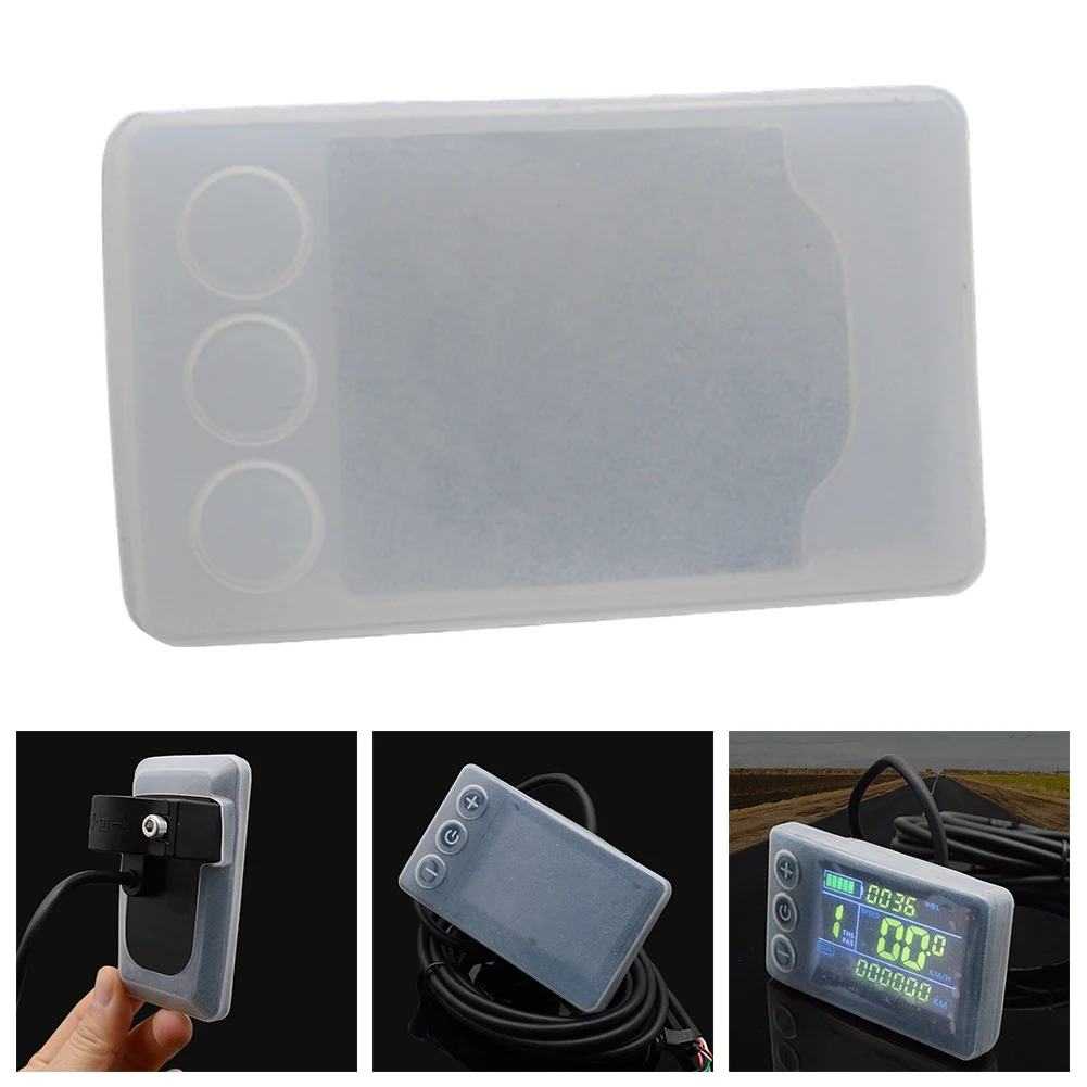 Custodia protettiva in silicone trasparente, per display LCD