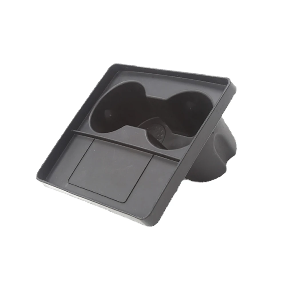 For Tesla Model 3/Y 2021-2022 Central Control Cup Holder Card Key Limit Area Storage Box Beverage Non-slip Double Hole Insert