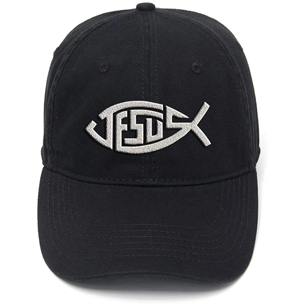 

Lyprerazy Jesus Christian Fish помытая хлопковая Регулируемая Мужская и Женская Мужская хип-хоп крутая бейсболка из флока с принтом