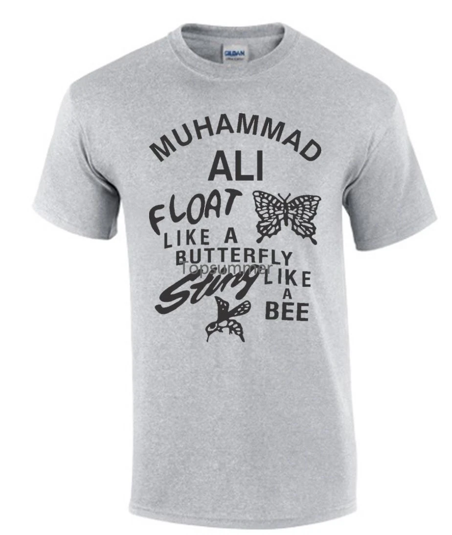 

Flotar Like A Mariposa Cuerda Like A Abeja Muhammad Ali Camiseta Pequeria S-3Xl T Shirt Discount 100% Cotton T Shirt For Men'S