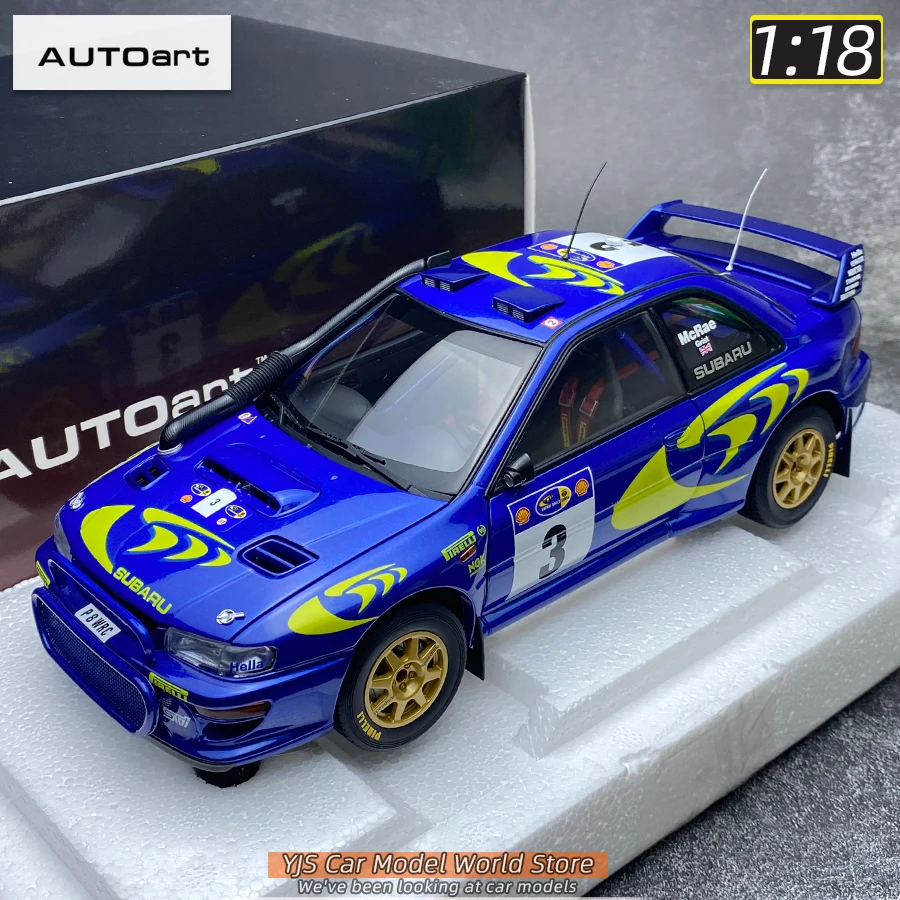 SUBARU Impreza WRC ミニカー 1/18 AUTOart Subaru Impreza WRC Rally of Safari 1997 #3 | AUTOart