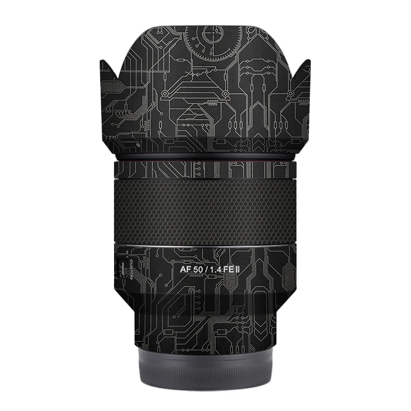 Samyang Lente Adesivo Pele Decalque Premium Wraps Cases Protetor Film Guard Lente de Montagem fe Af50f1.4 ii 50 mm