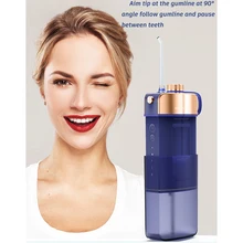 

Oral Irrigator 3 Mode USB Rechargeable Dental Floss Portable Dental Water Flosser Jet 200ml Irrigator Dental Teeth Cleaner 4 Jet
