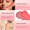 Face Blusher Matte Natural Cheek Tint Brighten Face Pink Red Face Contouring Cosmetics Blush Powder Soft Female Makeup 4