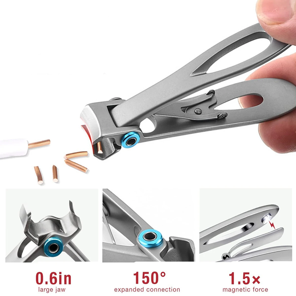 10Pcs Ingrown Toenail Clippers Kit Stainless Steel Ingrown Toenail Removal Kit Clippers Set for and Thick Nail