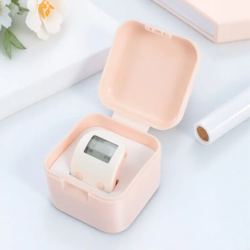 손가락 카운터 실리콘 디지털 손가락 카운터 충전식 휴대용 스포츠, 니팅, 러닝, 랩 계산에 적합