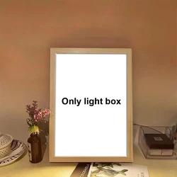LED Illuminated Anime Frame featuring League of Legends' Jinx - Unique Bedroom Decor & Perfect Gift (Only light box)