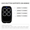 TAU 250T-4RP 250K-SLIMR 250K-SLIMRP Garage Door Remote Control 433.92mhz Rolling Code Clone Replicator Command Door Opener 4