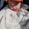 Baby Bear Swaddle Wrap Summer Windproof Multifunctional Baby Blanekt Soft Cotton Cloark Cape Hooded Bath Towel Stroller Blanket 4