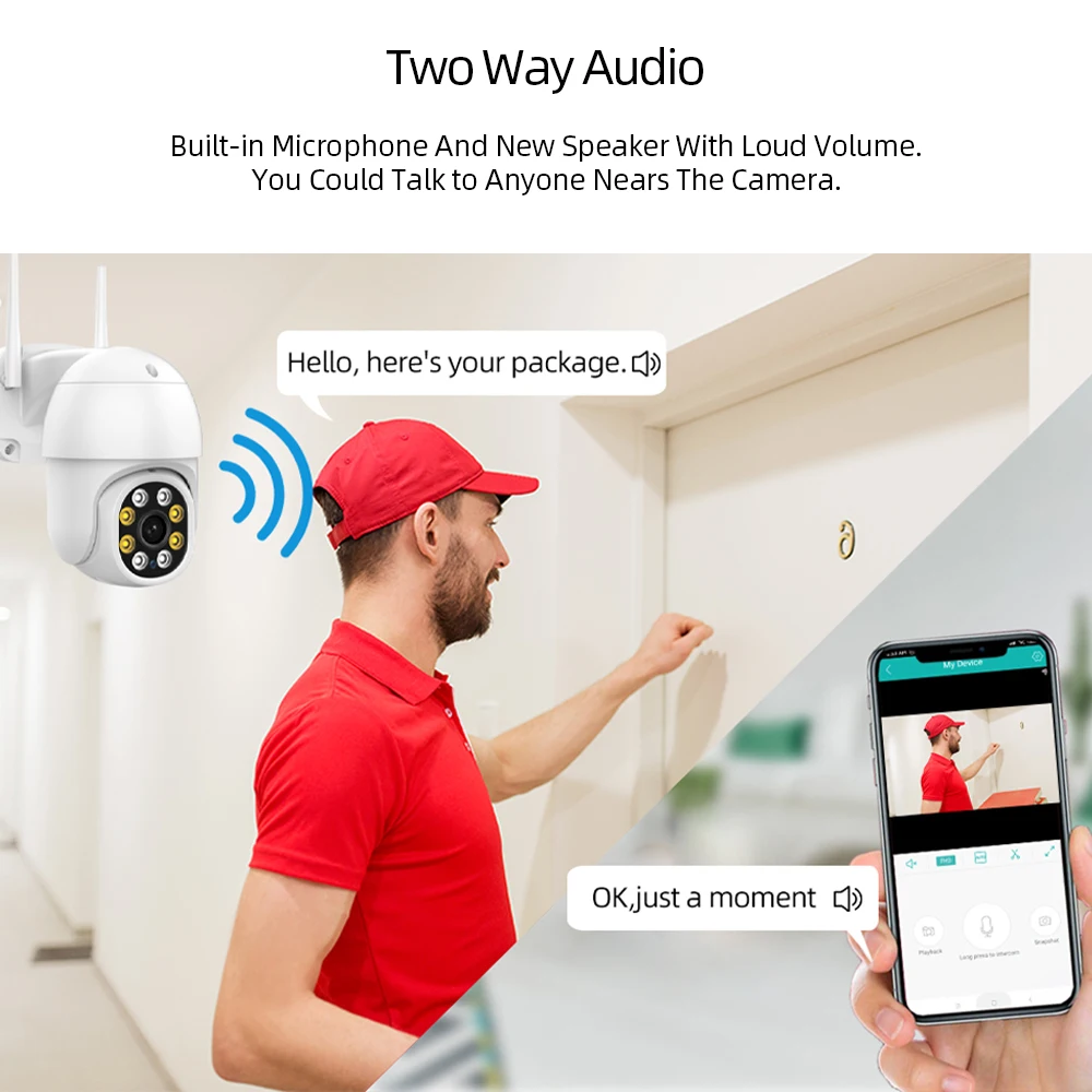 Рисунок 2 - Наружная беспроводная камера 8 МП 4K