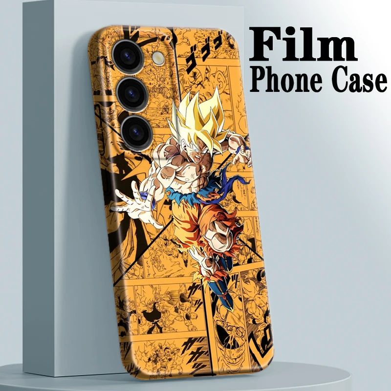 

Cartoon D-Dragon Ball Z Art Phone Case For Samsung A73 A54 A53 A34 A32 A23 A22 A21 A14 A13 A12 A04 5G Feilin Film Hard Cover