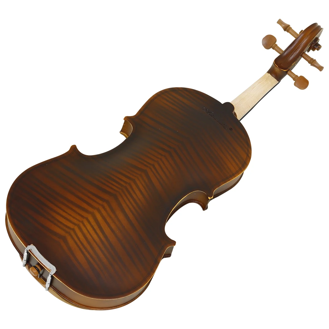 4/4 3/4 1/2 Anfänger Violine Popularisiert Sperrholz Matte Violine Jujube Holz Violine mit Fall Bogen Saiten Tuner Schulter Rest Teile – Detail 7