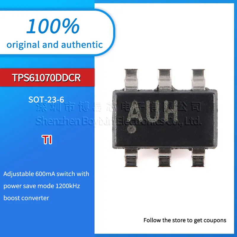 

Original authentic TPS61070DDCR SOT-23-6 boost converter chip