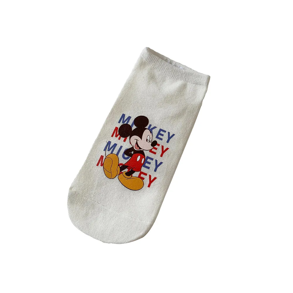 Disney Halloween Socks 2022 2022 Spring Summer New Disney Socks Cartoon Mickey Mouse Print Sock Slippers Street Couple Black White Boat Sock 5pcs Aliexpress