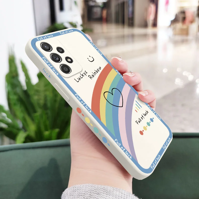 Rainbow Heart Phone Case - Vibrant Protective Design