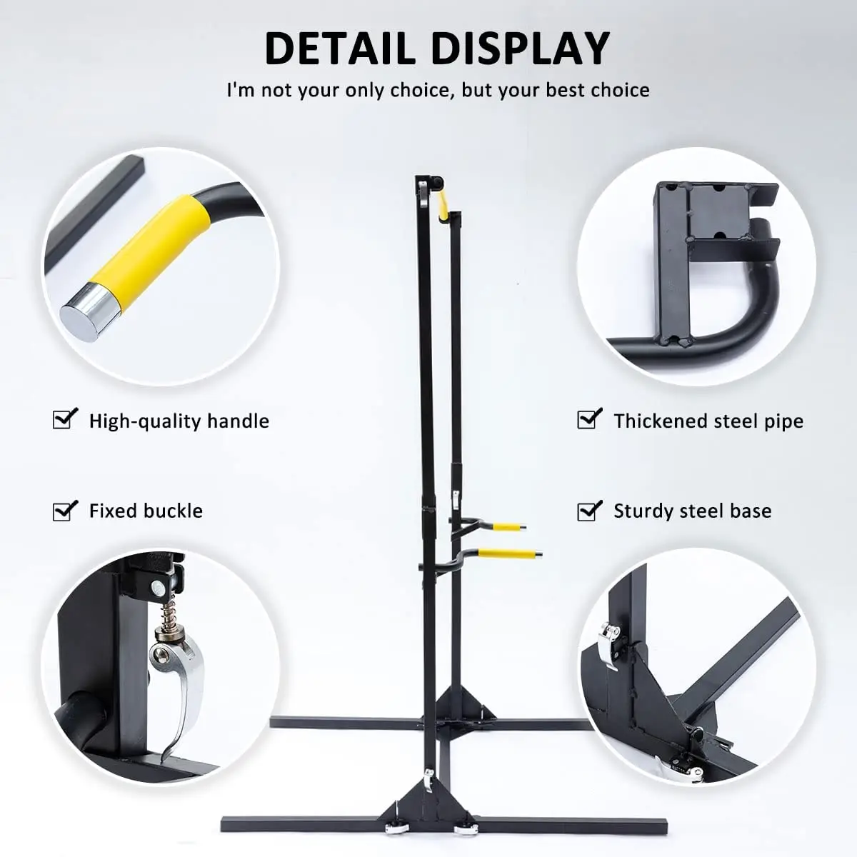 Pull Up and Dip Bar for Woman and Man, Foldable Power Tower, Multifunctional Fitness Equipment for Home Gym, 200LBS