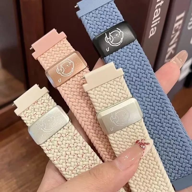 Nylon Braided Strap with Magnetic Buckle Bracelet