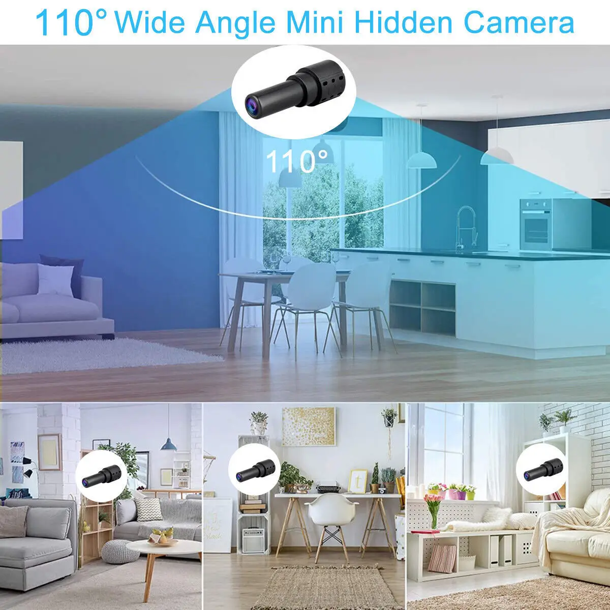 Mini Camera WiFi HD 1080P Hidden IP Night Vision Camcorder