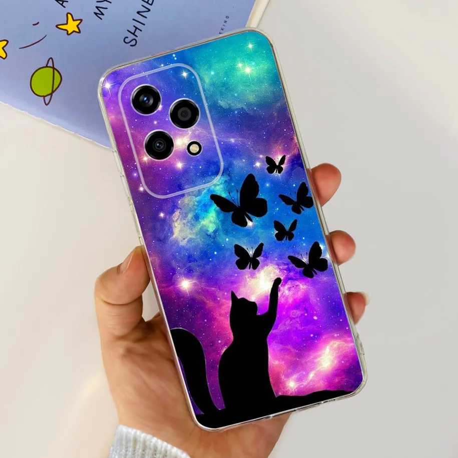 Floral Transparent Soft Silicone Phone Case - Protective Bumper