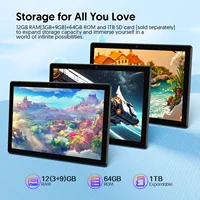 BAKEN 10-inch tablet with SIM card slot, Android 15, Wi-Fi, GPS, Bluetooth, 64GB storage, dual speakers, USB-C port - Image 3