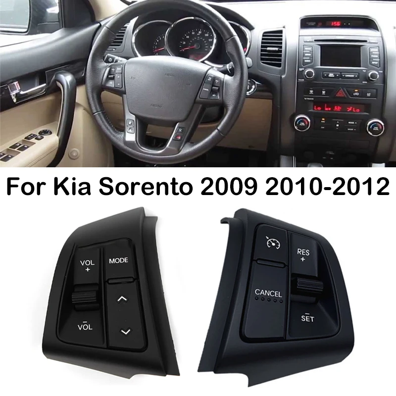 For Kia Sorento 2009-2013 Car Cruise Control Switch Steering Wheel Auto Cruise Speed Control Switch 967002P000CA 967102P000CA