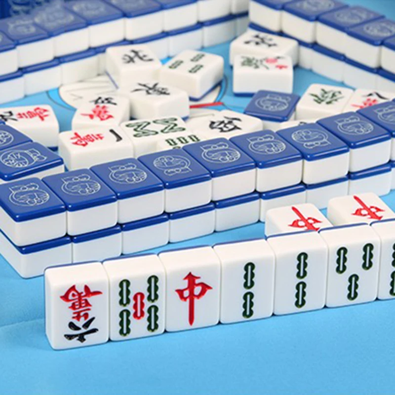 High Grade Ecofriendly 40-42MM Ivory Color Crystal Jade Mahjong Tiles  144pcs/set Board Game Party Supplies Mah-Jong - AliExpress