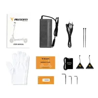 Trottinette électrique Ausom K20 Pro à double moteur, moteur 2800W max, batterie 48V 18Ah, pneus de 10 pouces, vitesse maximale de 60 km/h, autonomie de 90 km, frein à disque avant et arrière, déverrouillage NFC 8