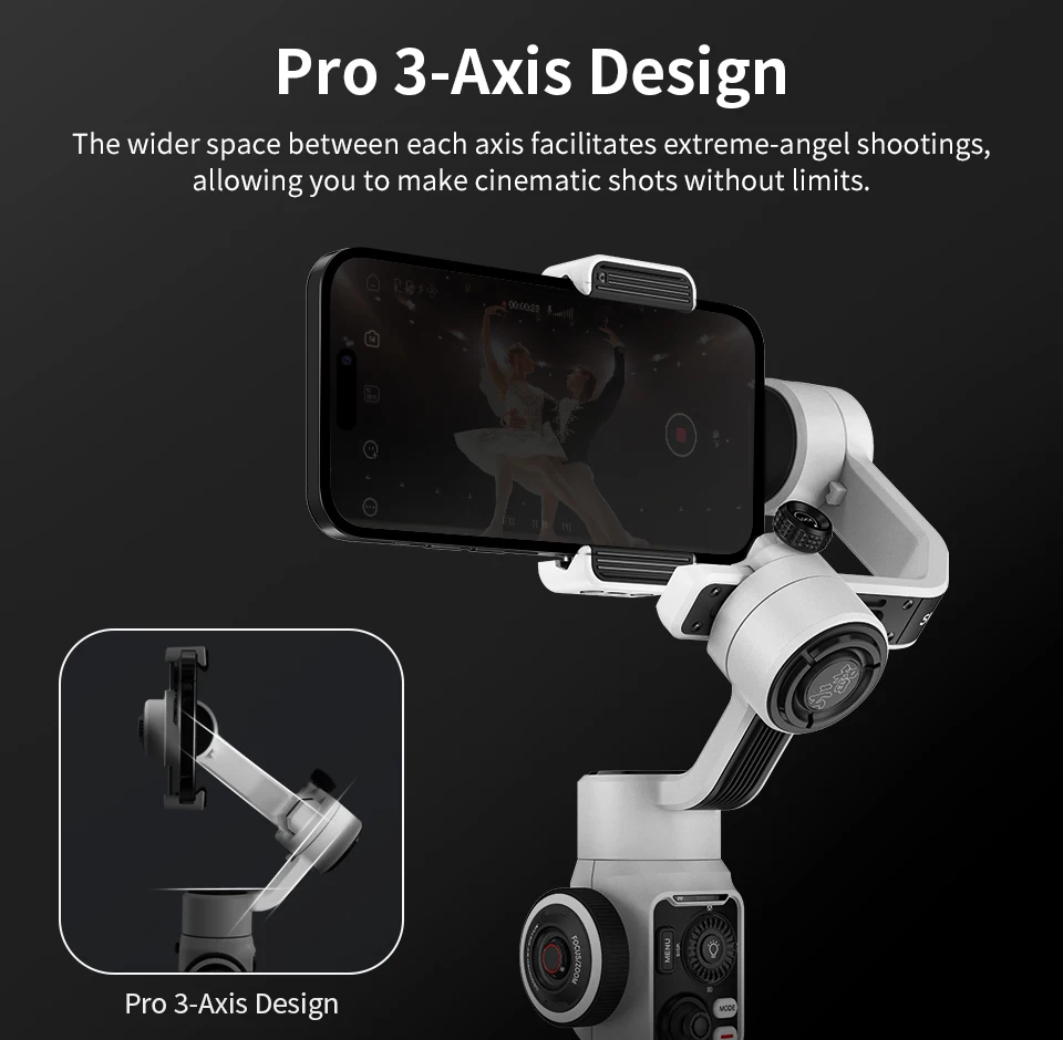 ZHIYUN SMOOTH 5S 公式滑らかな5Sハンドヘルドスタビライザー3軸