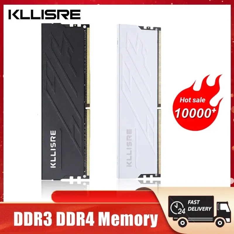 Kllisre Ddr3 Ddr4 4Gb 8Gb 16Gb Memoria Ram 1600 1866 2666 3200 Mhz Desktop Dimm Non Ecc