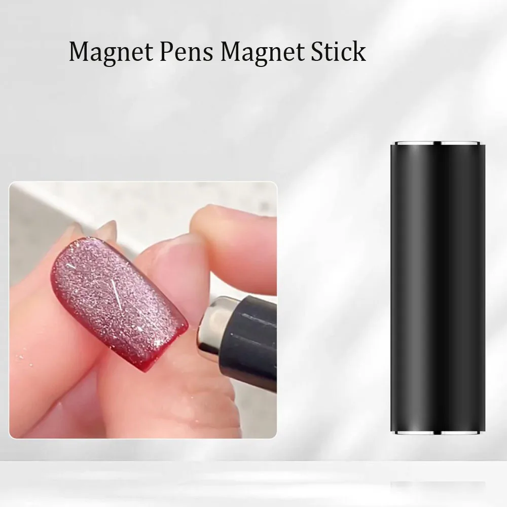 1/2Pcs Doppel-Kopf Französisch Nail art Magnet Set Starke Cat Eye Magnetische Stange Französisch V-förmigen Wirkung Gel polnischen Maniküre Magnet Werkzeug – Detail 8