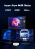 SZBOX Ryzen 9 6900HX/Ryzen 7 8845HS MINI PC Windows 11 DDR5 M.2 2280 NVME SSD PCIE3.0 USB4.0 WIFI6 BT5.2 Game Office Computer 2