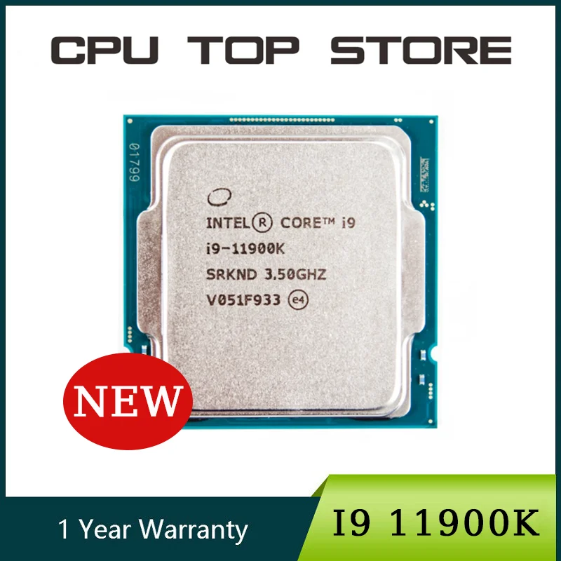 NEW INTEL Core I9 11900K 3.5GHz Eight-Core 16-Thread CPU Processor L3=16MB 125W LGA 1200 Sealed