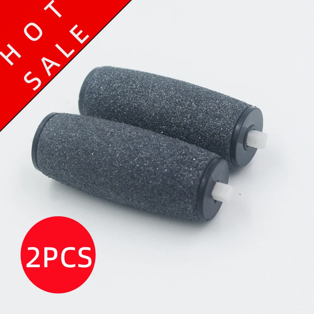 2pcs Replacement Roller Heads for S choll Velvet Smooth Amope Express Pedi Skin Remover Foot Care Foot Top Quality Free shipping