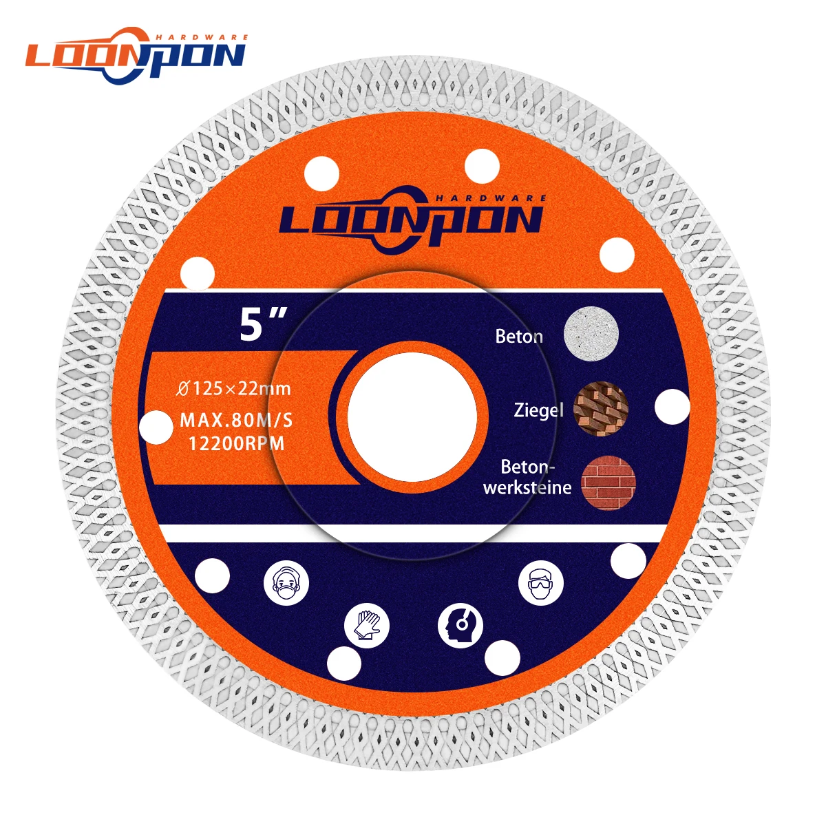 115/125/180/230mm Turbo Diamond Saw Blade Cutting Disc for Angle