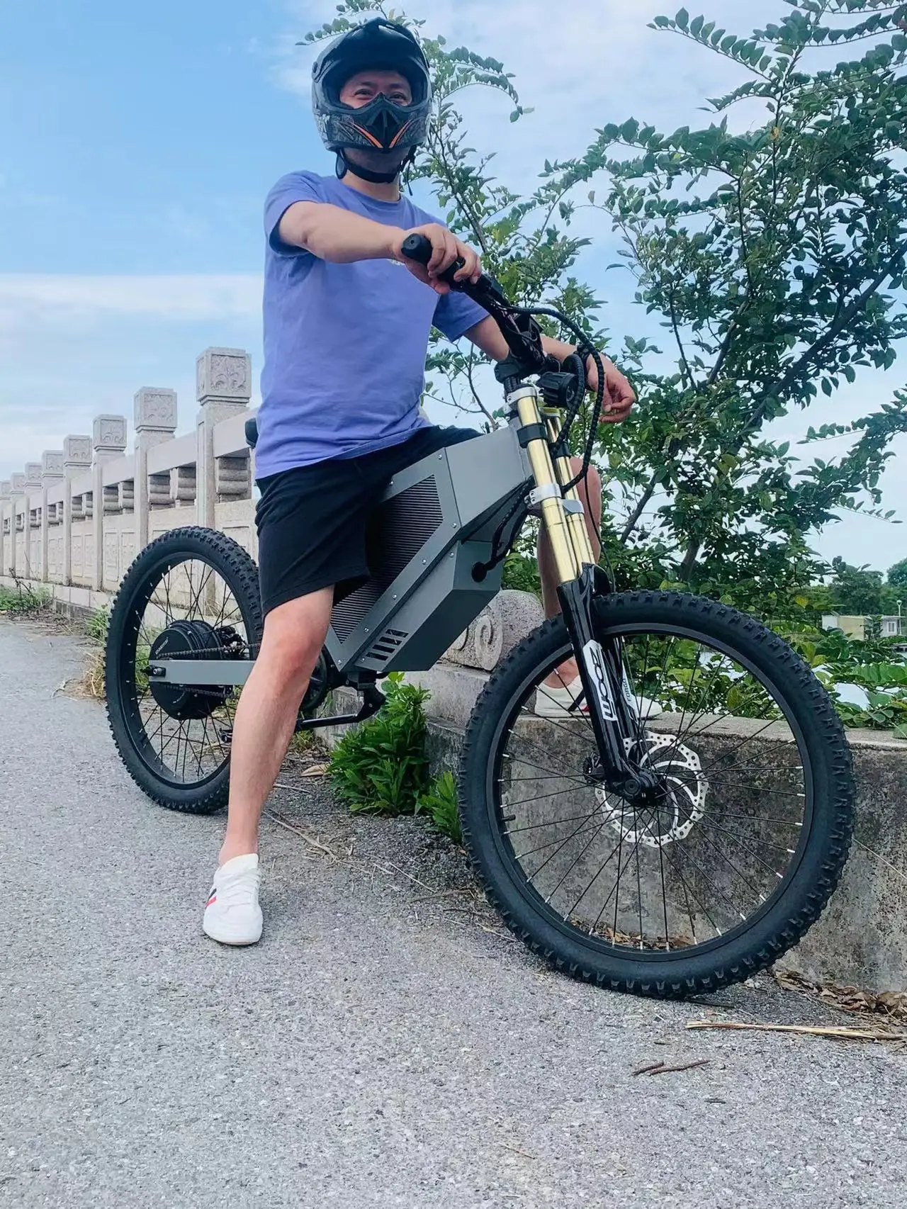 Popular SS60 Electric Mountain Bike 5000w Bomber Bicycle