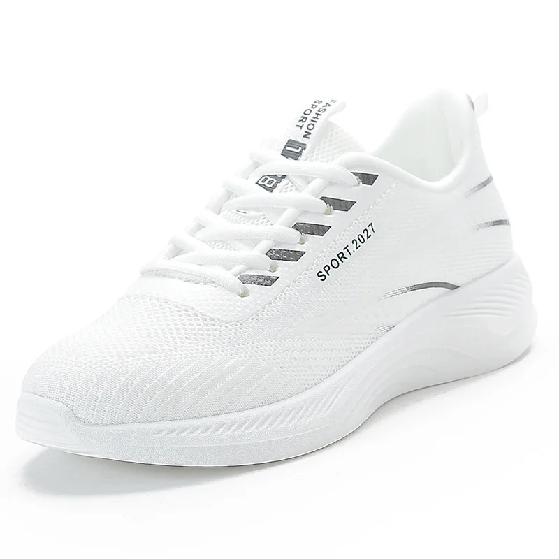 

New Women Casual Shoes Fashion Breathable Walking Mesh Flat Shoes Woman White Sneakers Women 2022 Tenis Feminino Female Shoes