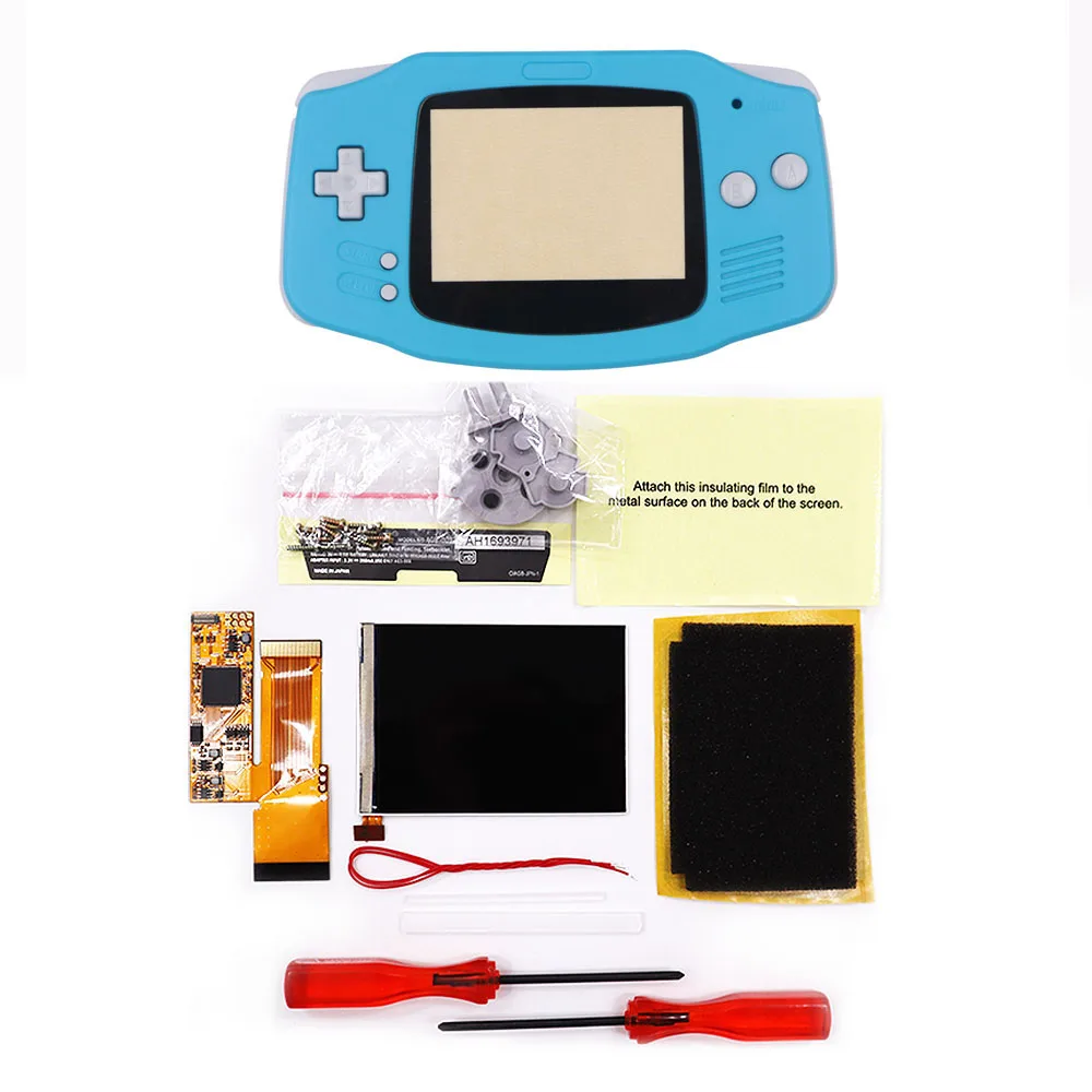 ゲームボーイアドバンス　バックライト ゲームボーイアドバンス用の交換用バックライト,高輝度,LCD