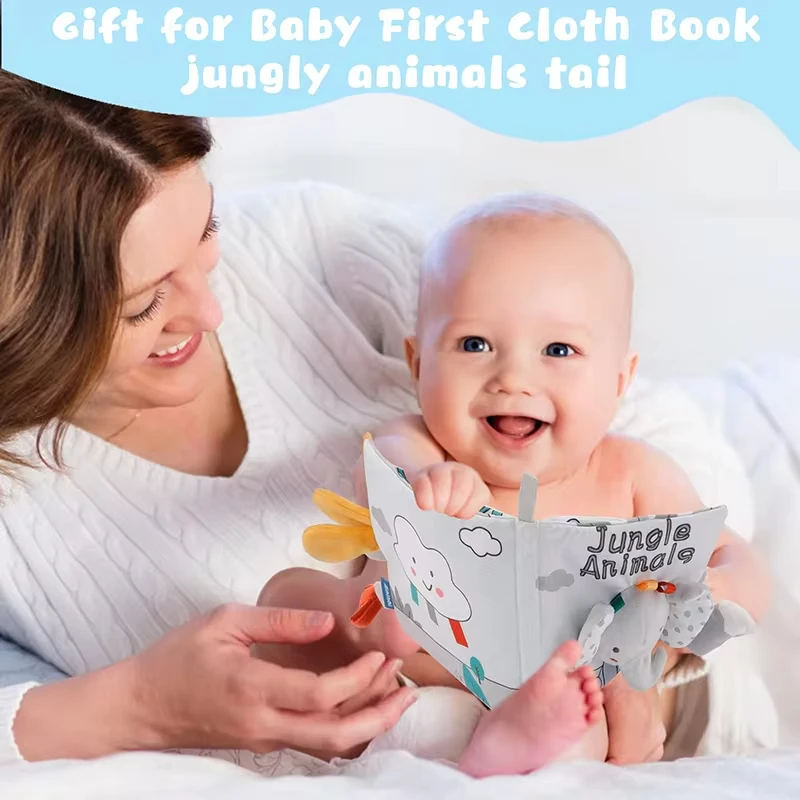 Sensory Educational Toys for Babies 0-12 Months with Crib Bumper