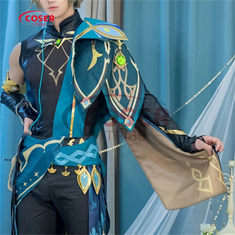 

COSER TRIBE Аниме игра Genshin Impact alhaiтема антиквариат Хэллоуин Карнавал фотокостюм полный комплект