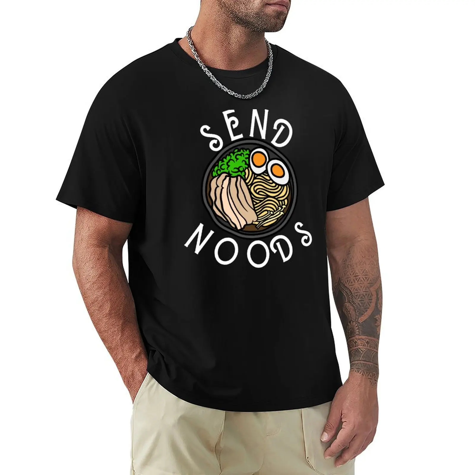 

send noods T-Shirt heavyweights blacks T-shirt men